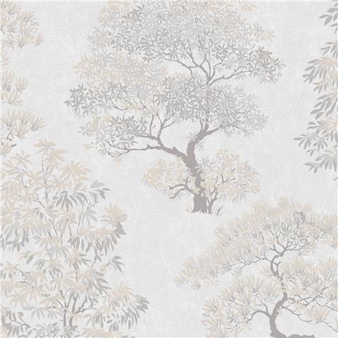 Super Fresco Linden Elmwood Wallpaper 140055 Mocha