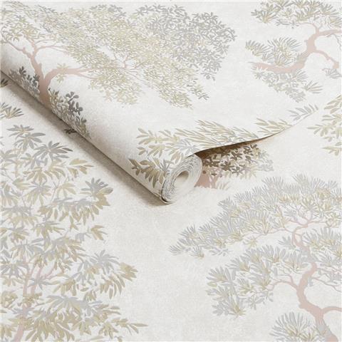 Super Fresco Linden Elmwood Wallpaper 140056 Sage