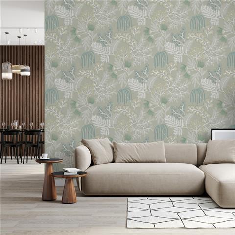 Super Fresco Easy Richmond Wallpaper 140058 sage