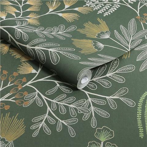 Super Fresco Easy Richmond Wallpaper 140059 Forest Green