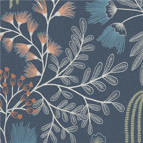 Super Fresco Easy Richmond Wallpaper 140060 Navy
