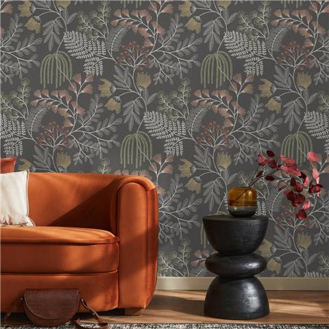 Super Fresco Easy Richmond Wallpaper 140061 Noir