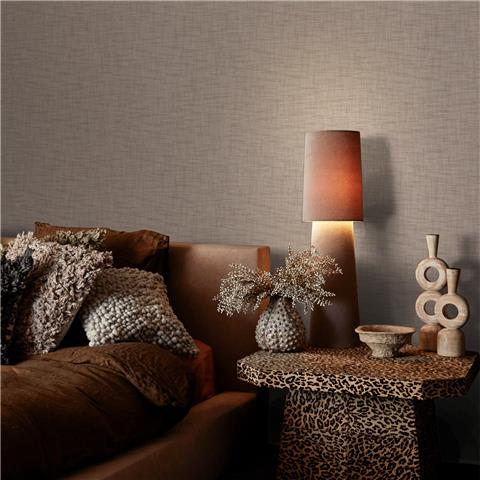 Graham & Brown x Abigail Ahern Wallpaper Weathered linen 140078 stone