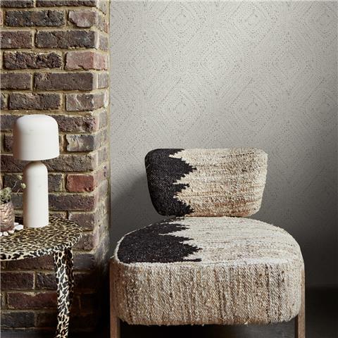 Graham & Brown x Abigail Ahern Wallpaper Artisan Weave 140086 Cream