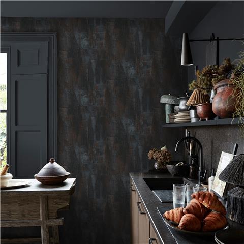 Graham & Brown x Abigail Ahern Wallpaper Oxidized Opulence 140091 Nightfall