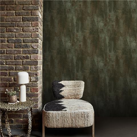 Graham & Brown x Abigail Ahern Wallpaper Oxidized Opulence 140093 Moss