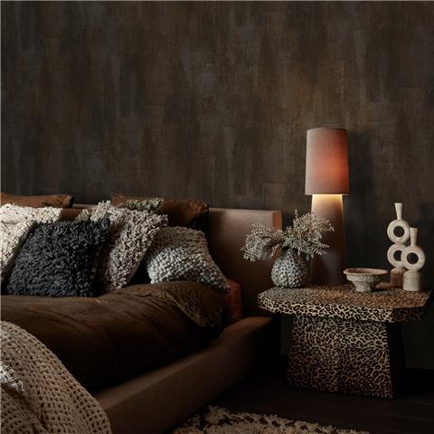 Graham & Brown x Abigail Ahern Wallpaper Oxidized Opulence 140094 Charcoal