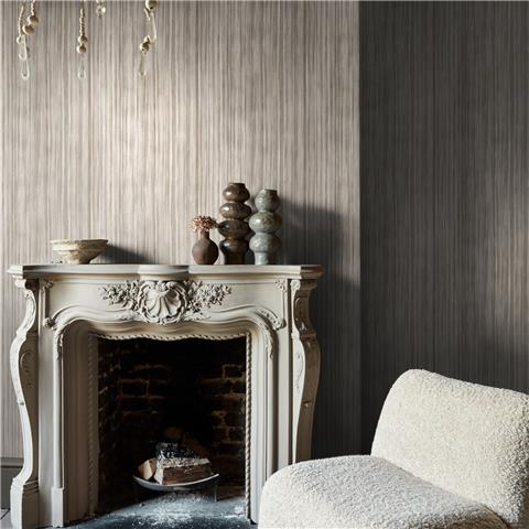 Graham & Brown x Abigail Ahern Wallpaper Linear Luxe 140096 Pewter