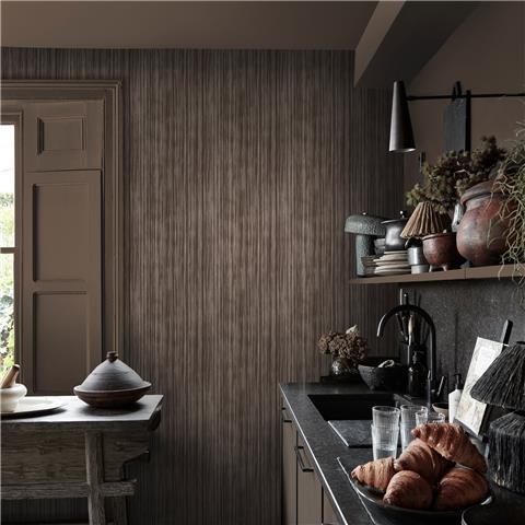 Graham & Brown x Abigail Ahern Wallpaper Linear Luxe 140097 Deep greige