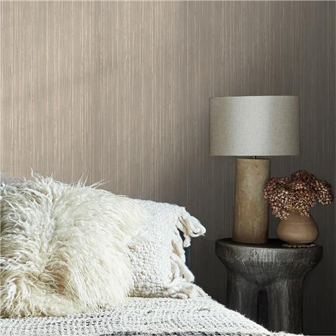 Graham & Brown x Abigail Ahern Wallpaper Fibre stripe 140098 Mist