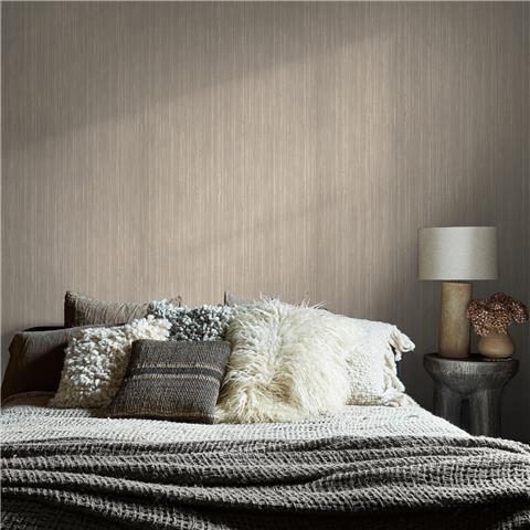 Graham & Brown x Abigail Ahern Wallpaper Fibre stripe 140098 Mist