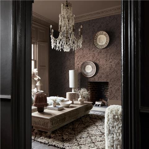 Graham & Brown x Abigail Ahern Wallpaper Boheme Marble 104108 Mocha