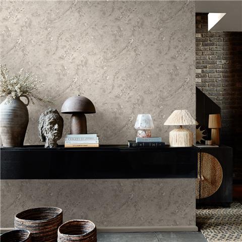 Graham & Brown x Abigail Ahern Wallpaper Boheme Marble 104109 Dove