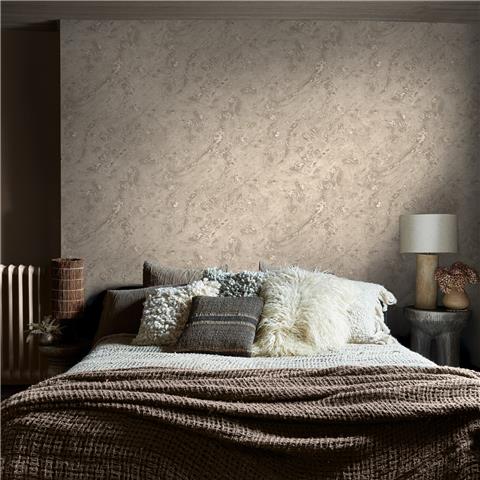 Graham & Brown x Abigail Ahern Wallpaper Boheme Marble 104110 Almond
