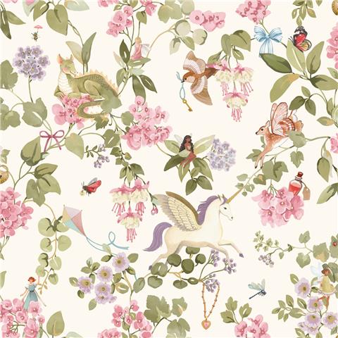 Kids Wallpaper Away with the fairies 14020 Cream