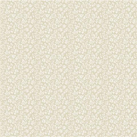 Laura Ashley Wallpaper Sweet Alyssum 140327 Twine Natural