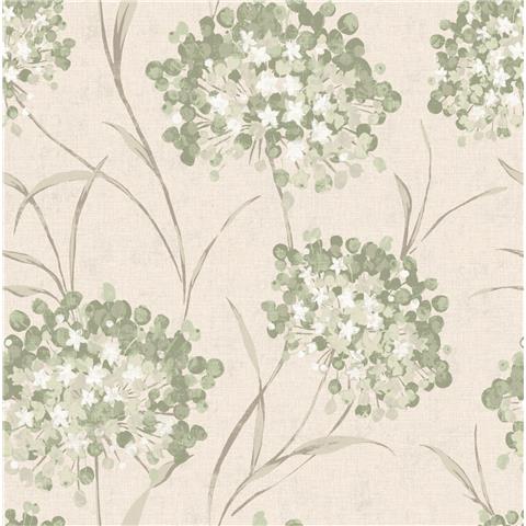 Laura Ashley Wallpaper Giselle 140331 Hedgerow