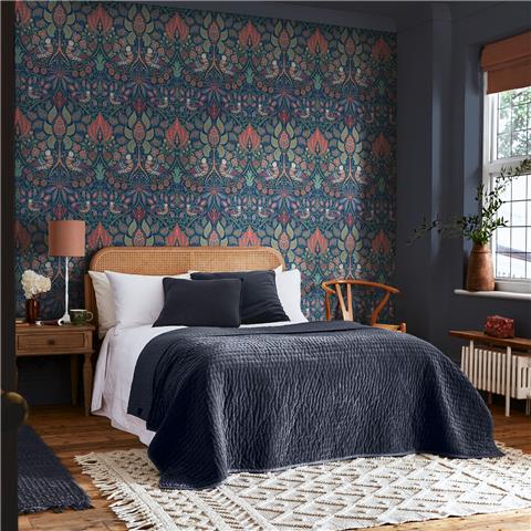 William Morris at Home Wallpaper Dove + Rose 140477 Midsummer