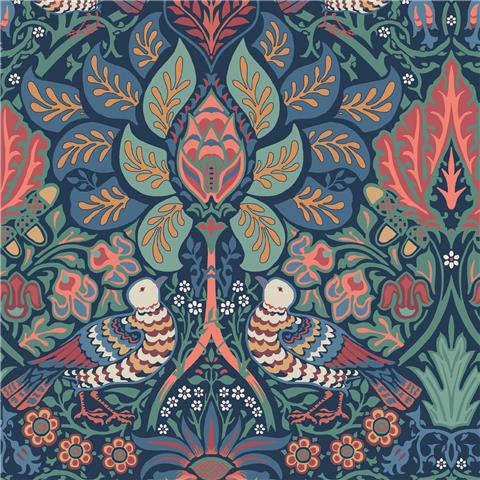 William Morris at Home Wallpaper Dove + Rose 140477 Midsummer