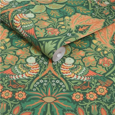 William Morris at Home Wallpaper Dove + Rose 140480 Woodland