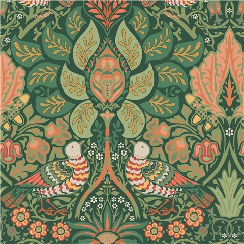 William Morris at Home Wallpaper Dove + Rose 140480 Woodland