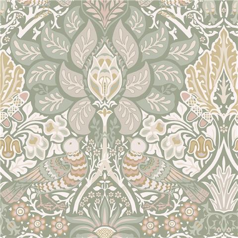 William Morris at Home Wallpaper Dove + Rose 140482 Spring garden
