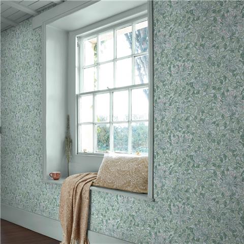 William Morris at Home Wallpaper Honeysuckle 140485 breeze