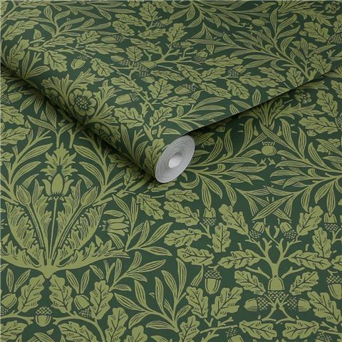 William Morris at Home Wallpaper Acorn 140490 garden green