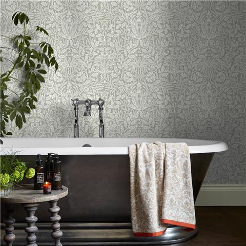 William Morris at Home Wallpaper Acorn 140492 Sage