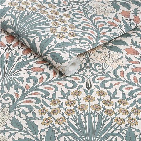 William Morris at Home Wallpaper Garden 140493 Dusty Blue