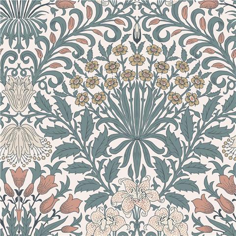 William Morris at Home Wallpaper Garden 140493 Dusty Blue