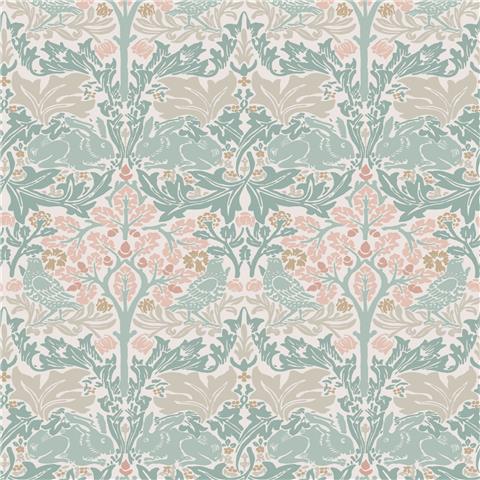 William Morris at Home Wallpaper Brother rabbit 140799 Lullaby Blues