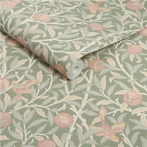 William Morris at Home Wallpaper Bird + Pomegranate 140502 Rose garden
