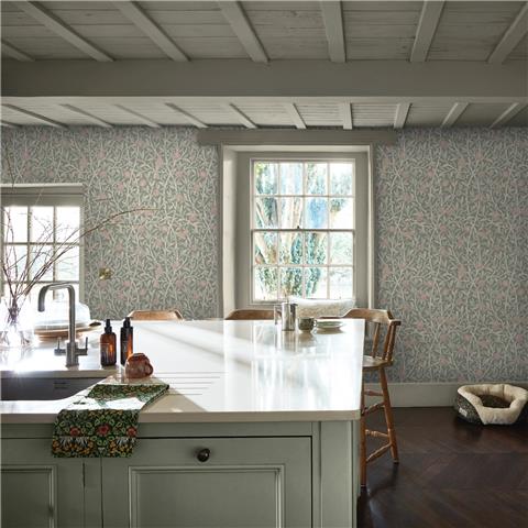 William Morris at Home Wallpaper Bird + Pomegranate 140502 Rose garden