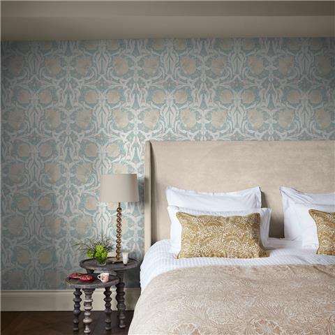 William Morris at Home Wallpaper Pimpernel 140507 Ocean