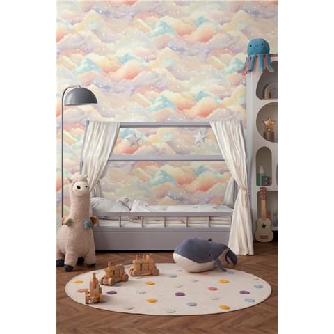 Kids Wallpaper Dreamland Clouds 14130 Multi