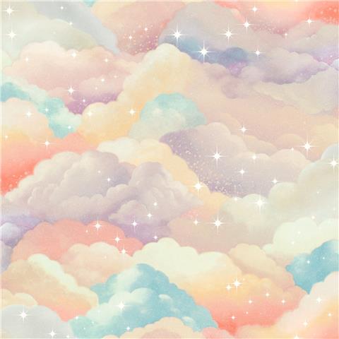 Kids Wallpaper Dreamland Clouds 14130 Multi