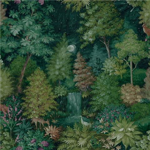 Holden Statement Symphony Wallpaper Midnight Woods 14151 Green