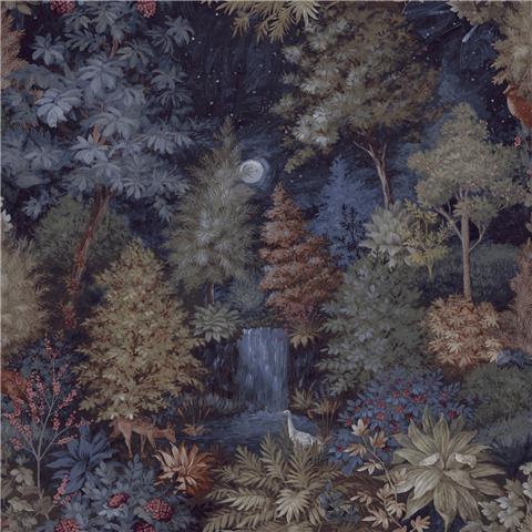 Holden Statement Symphony Wallpaper Midnight Woods 14152 Navy