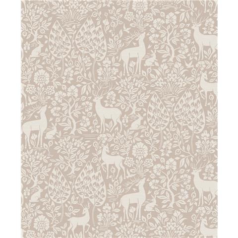 Holden Statement Symphony Wallpaper Deer Woods 14162 Pink