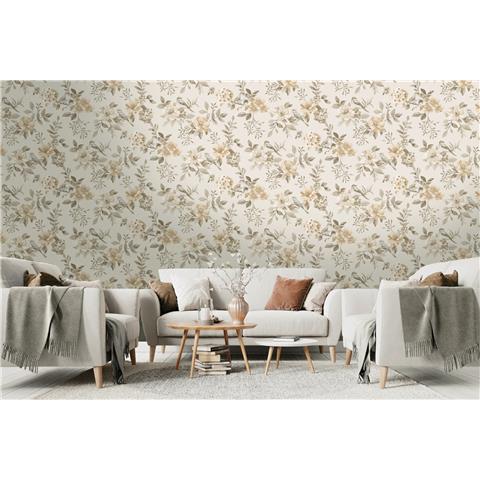 Holden Statement Symphony Wallpaper Bird Garden 14190 Neutral