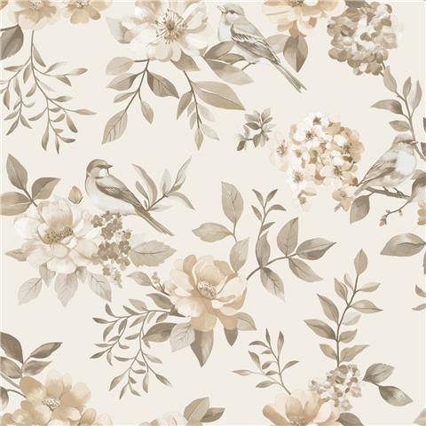 Holden Statement Symphony Wallpaper Bird Garden 14190 Neutral