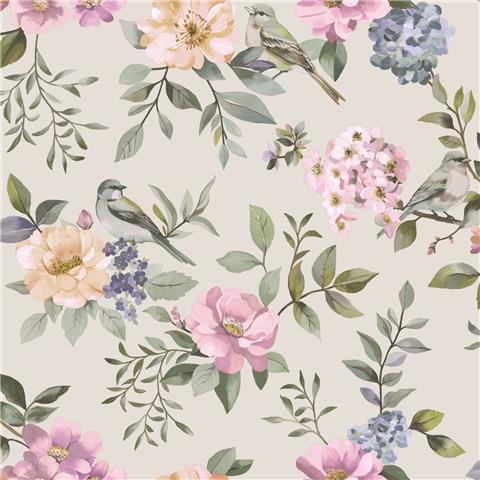 Holden Statement Symphony Wallpaper Bird Garden 14192 Multi