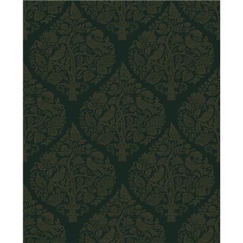 GRAHAM AND BROWN Allurium WALLPAPER Woodland Fable 142058 Emerald
