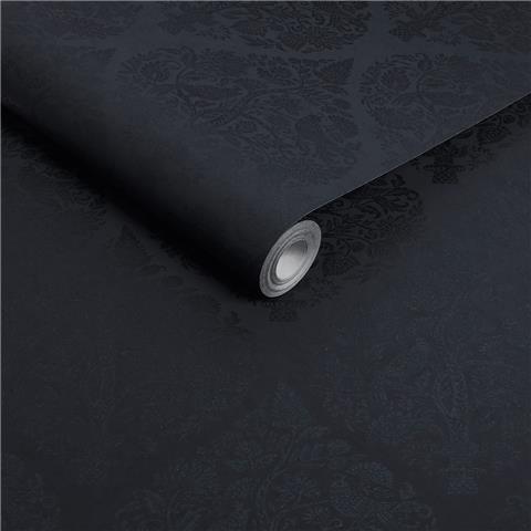 GRAHAM AND BROWN Allurium WALLPAPER Woodland Fable 142059 Navy