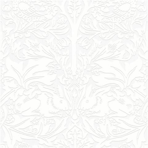 William Morris at Home Paintable Wallpaper Brother Rabbit 142104