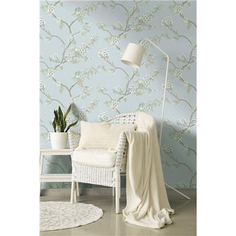 Holden Statement Symphony Wallpaper Cherry Blossom14214 Blue