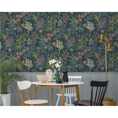 Holden Statement Symphony Wallpaper Full Bloom 14220 Teal
