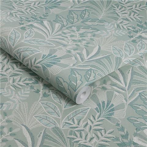 GRAHAM AND BROWN JAIPUR WALLPAPER COLLECTION Vendura Weave 142322 Sky