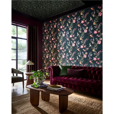 GRAHAM AND BROWN Allurium WALLPAPER 142337 Night